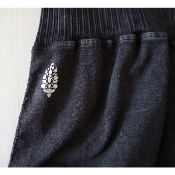 FP Movement x Free People Women's Sz XS/S Black Good Karma High Neck Runsie - Picture 3 of 9